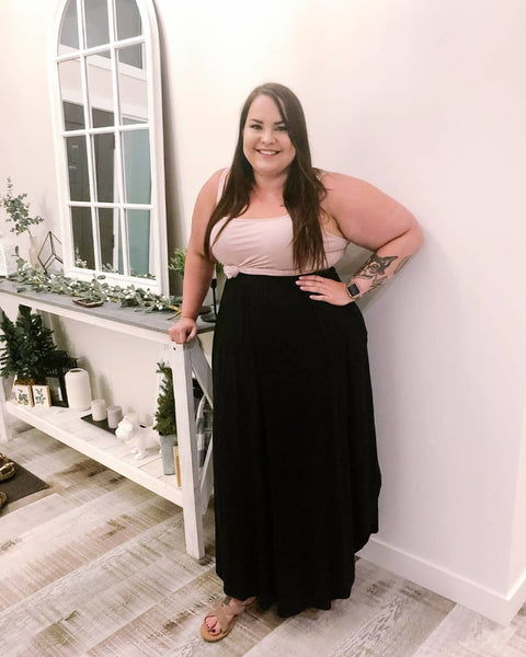 Nelson 3/4 Length Maxi Skirt