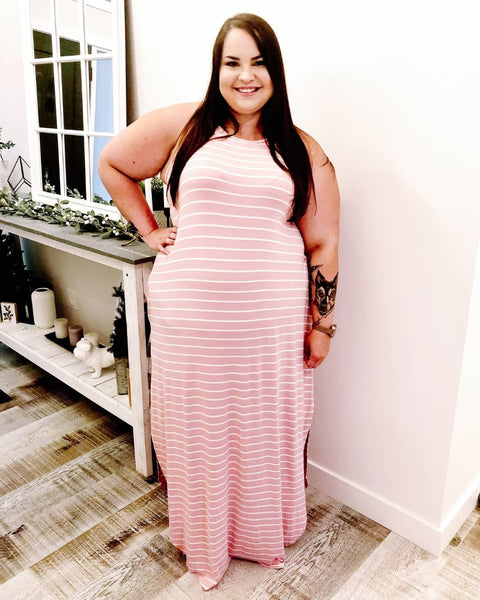 Pinawa Stripped Maxi Dress