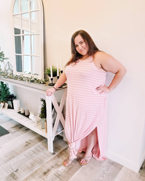 Pinawa Stripped Maxi Dress