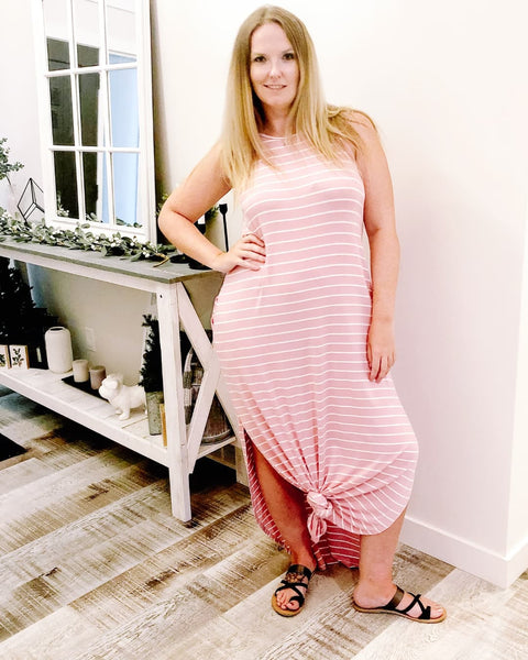 Pinawa Stripped Maxi Dress